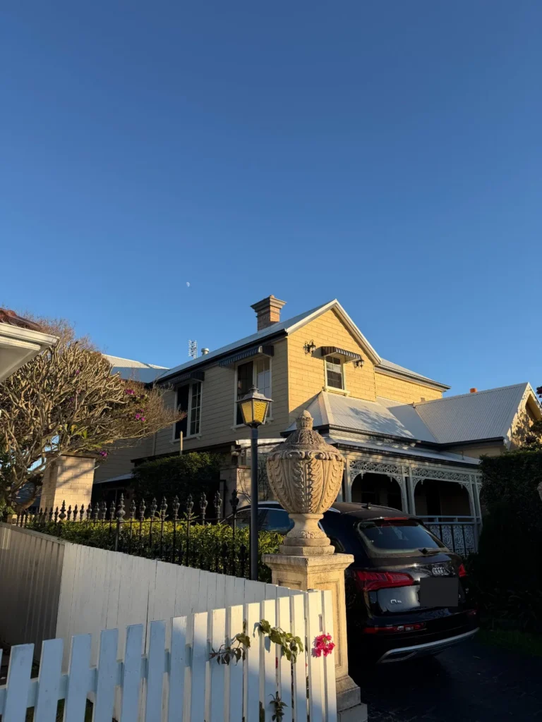 Heritage renovation and addition — street elevation